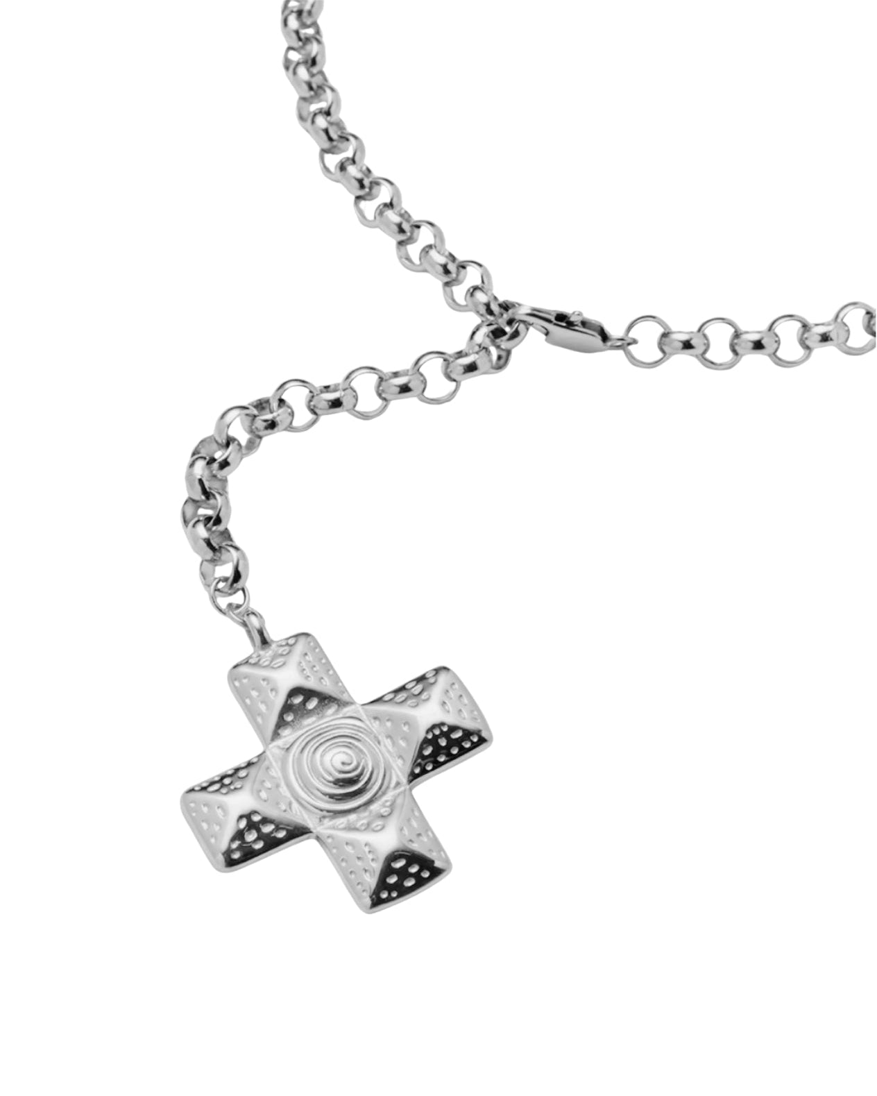 CHUNKY CROSS SILVER