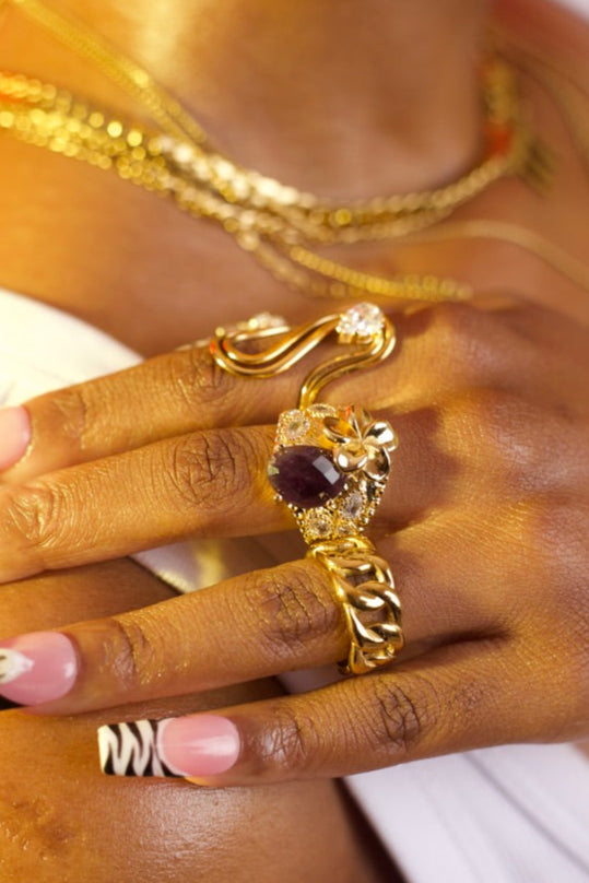 LISA RING PURPLE