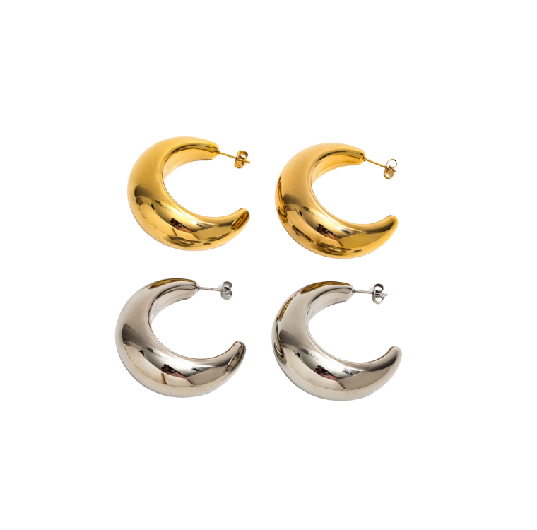 KIARA GOLD HOOPS