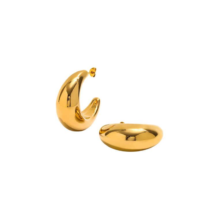 KIARA GOLD HOOPS