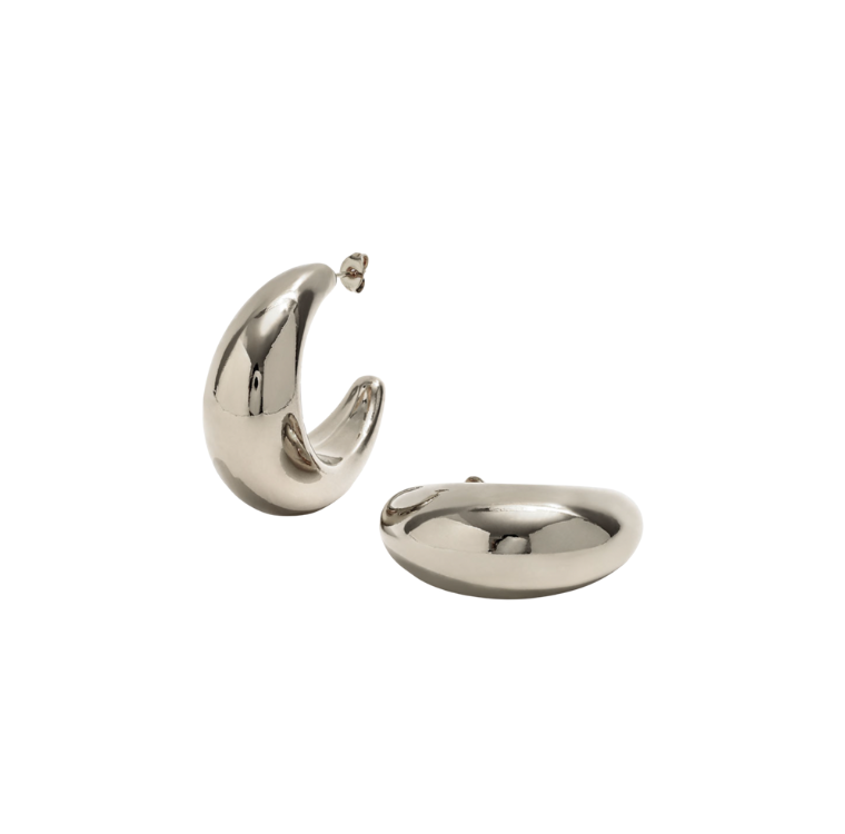 KIARA SILVER HOOPS