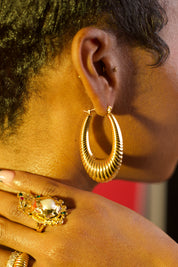 JADA HOOP GOLD