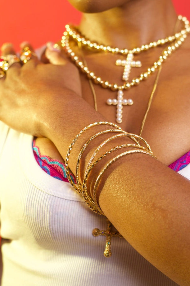 ERIKA BANGLES GOLD