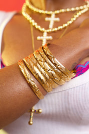 KIM BANGLES TRIO GOLD