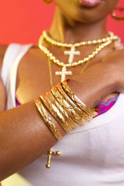 KIM BANGLES TRIO GOLD