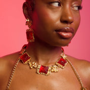 OWIA NECKLACE RED