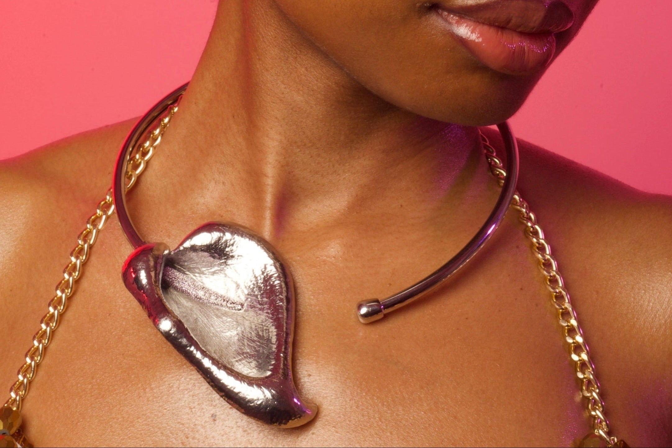 LILY NECKLACE SILVER