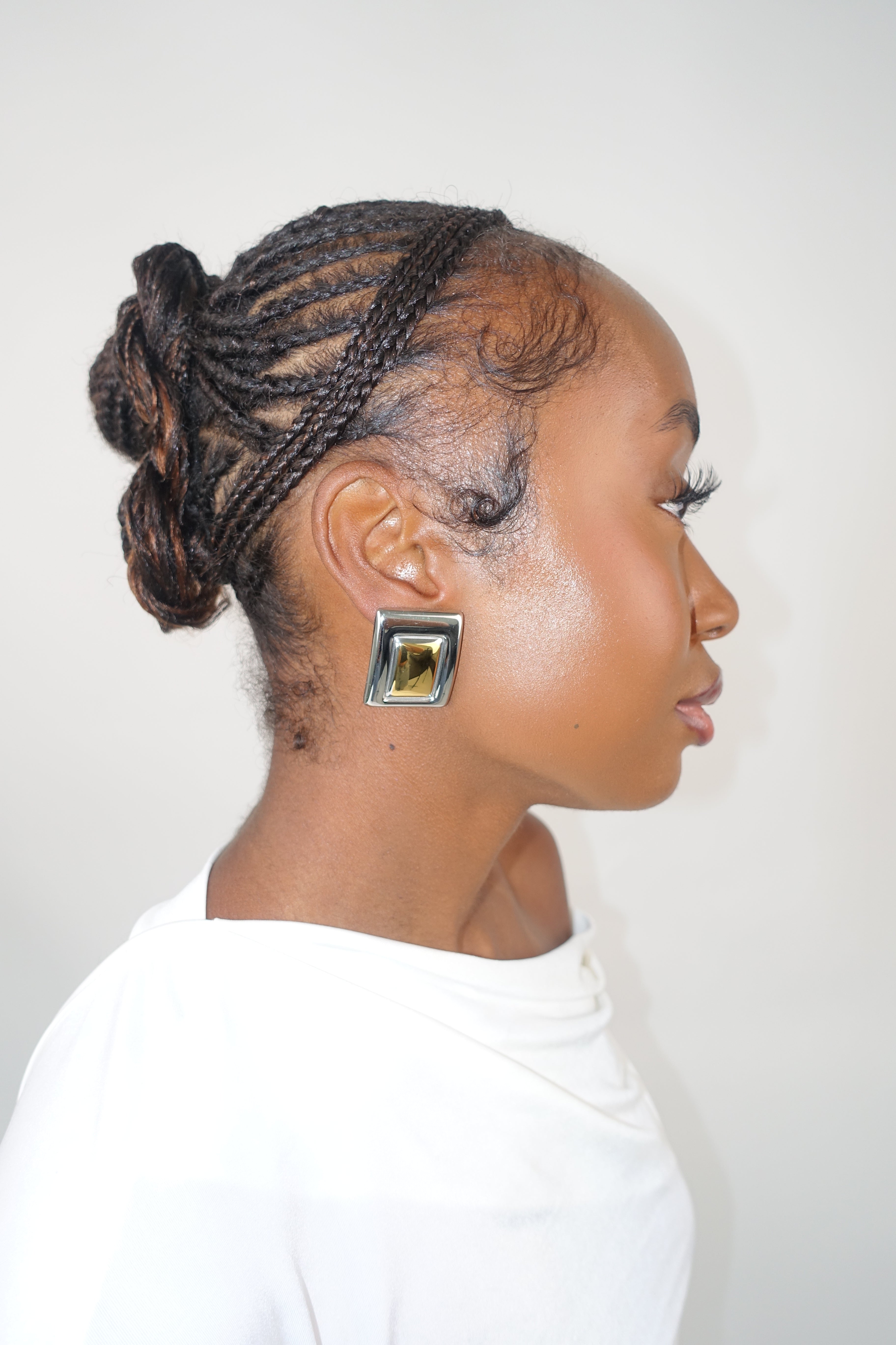 LAYLA TWO-TONE EARRINGS