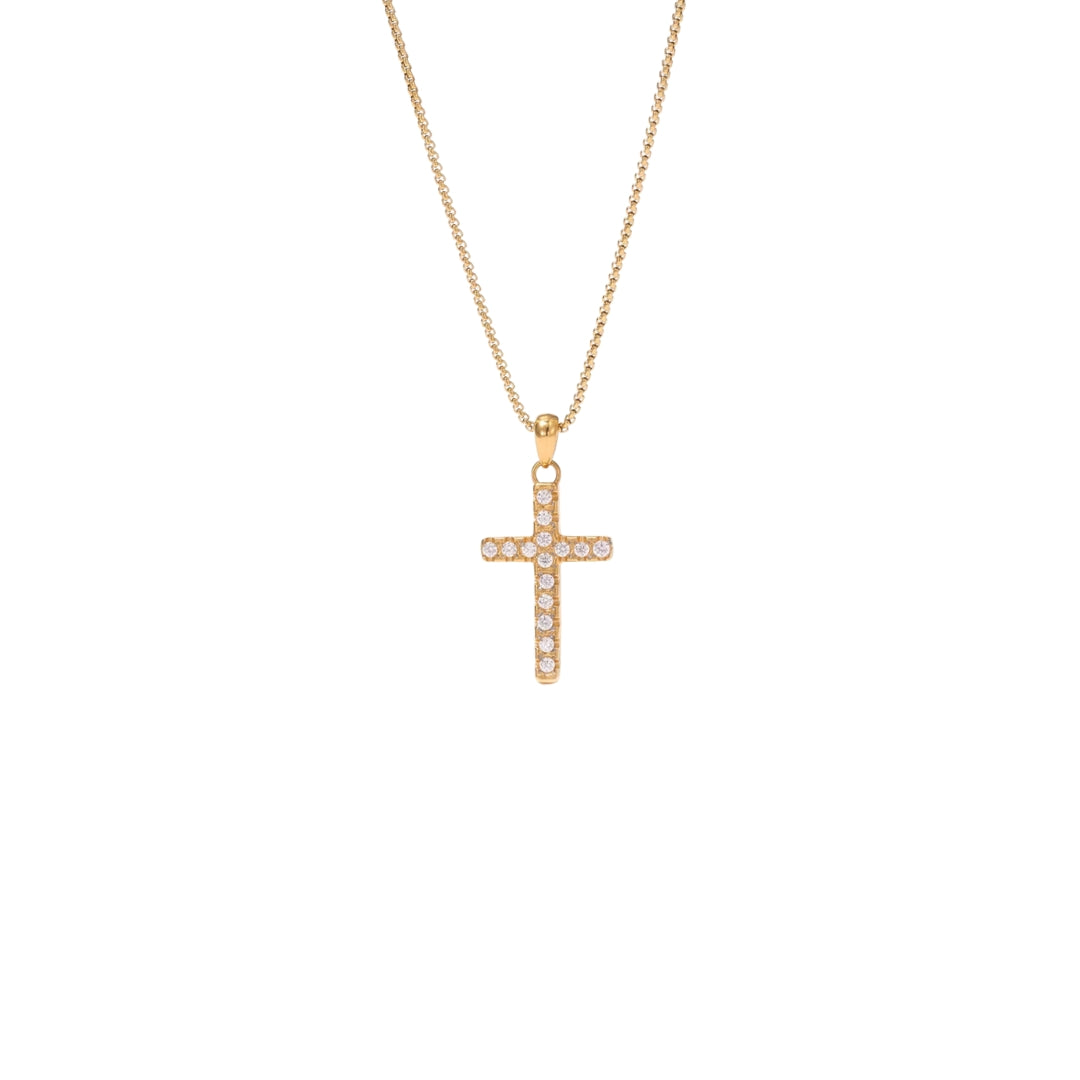 CROSS NECKLACE SILVER