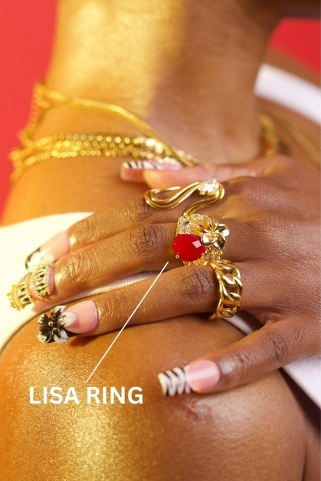 LISA RING RED