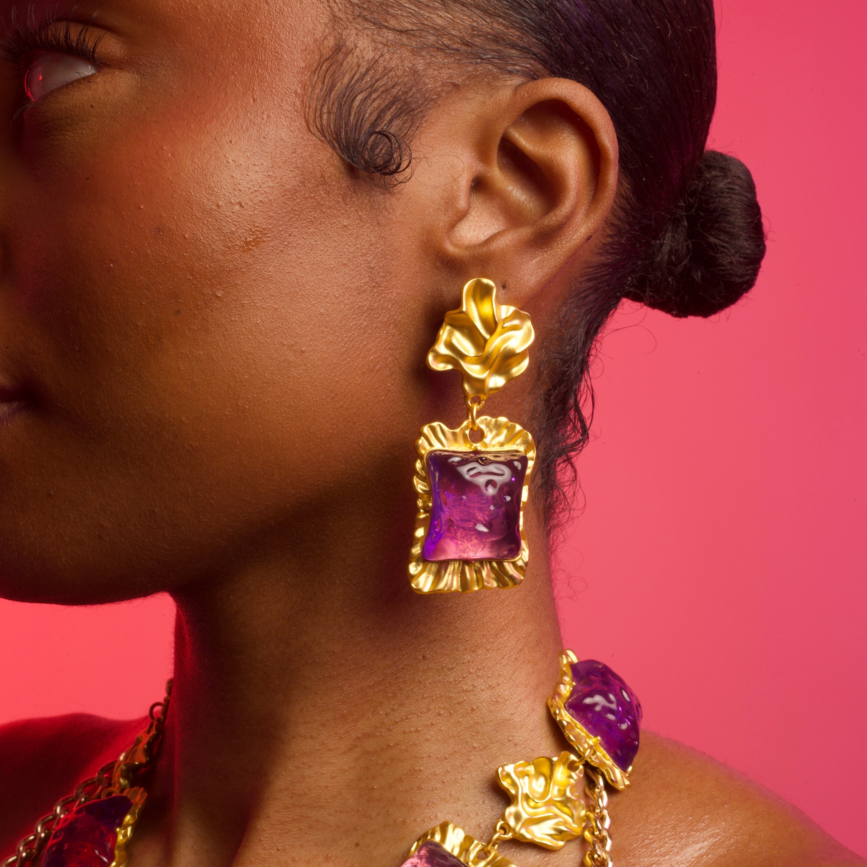 OWIA EARRING RED