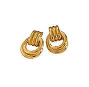 KNOT STUDS GOLD
