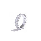 JACKIE ZIRCON RING SILVER