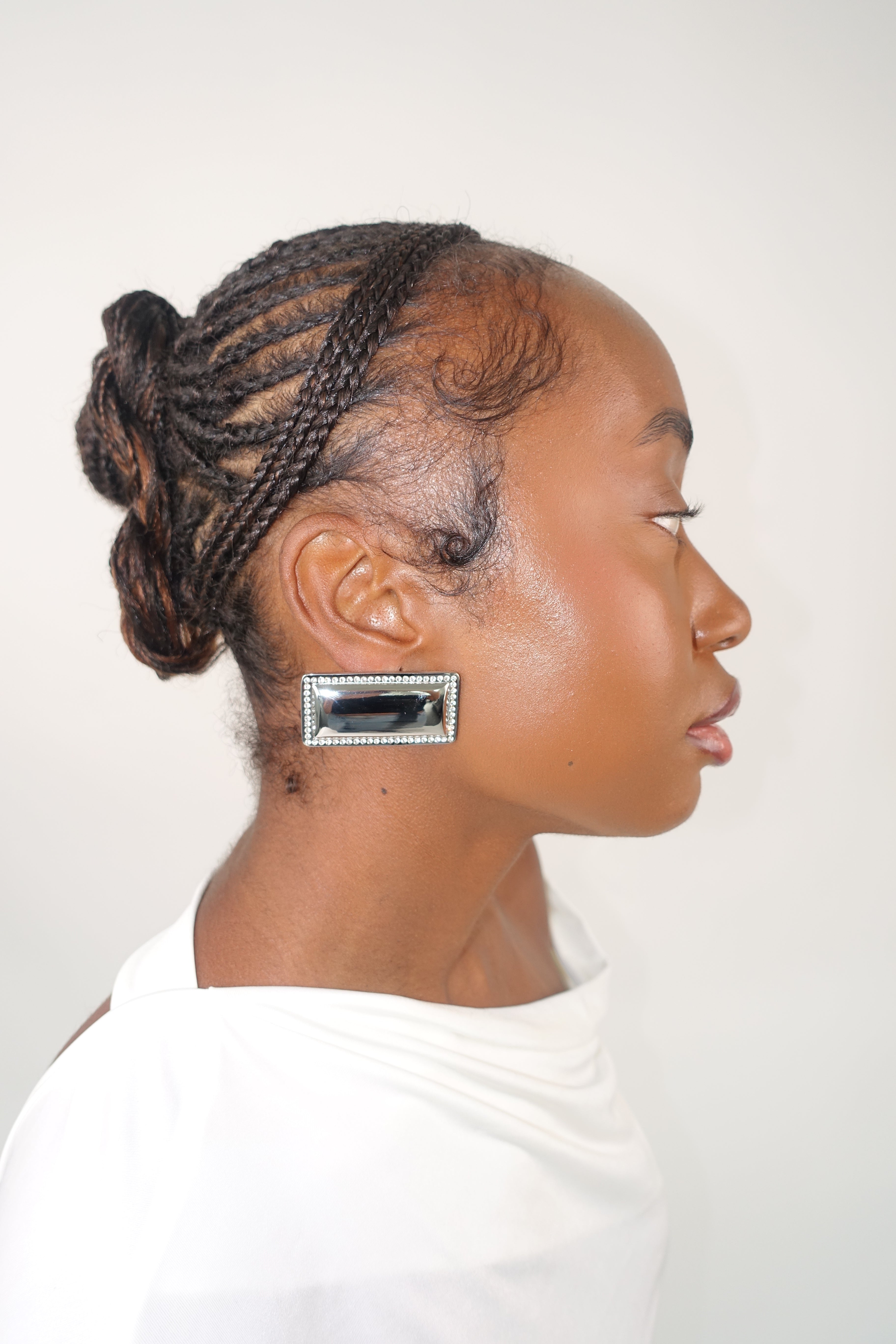 IMANI SILVER EARRING
