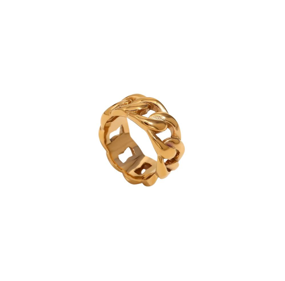 TATIYANA CHAIN RING GOLD