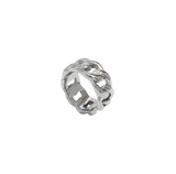 TATIYANA CHAIN RING SILVER