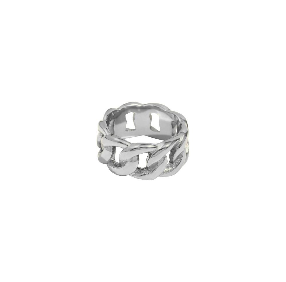 TATIYANA CHAIN RING SILVER