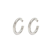 AALIYAH HOOPS SILVER