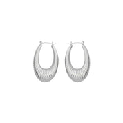 JADA HOOP SILVER