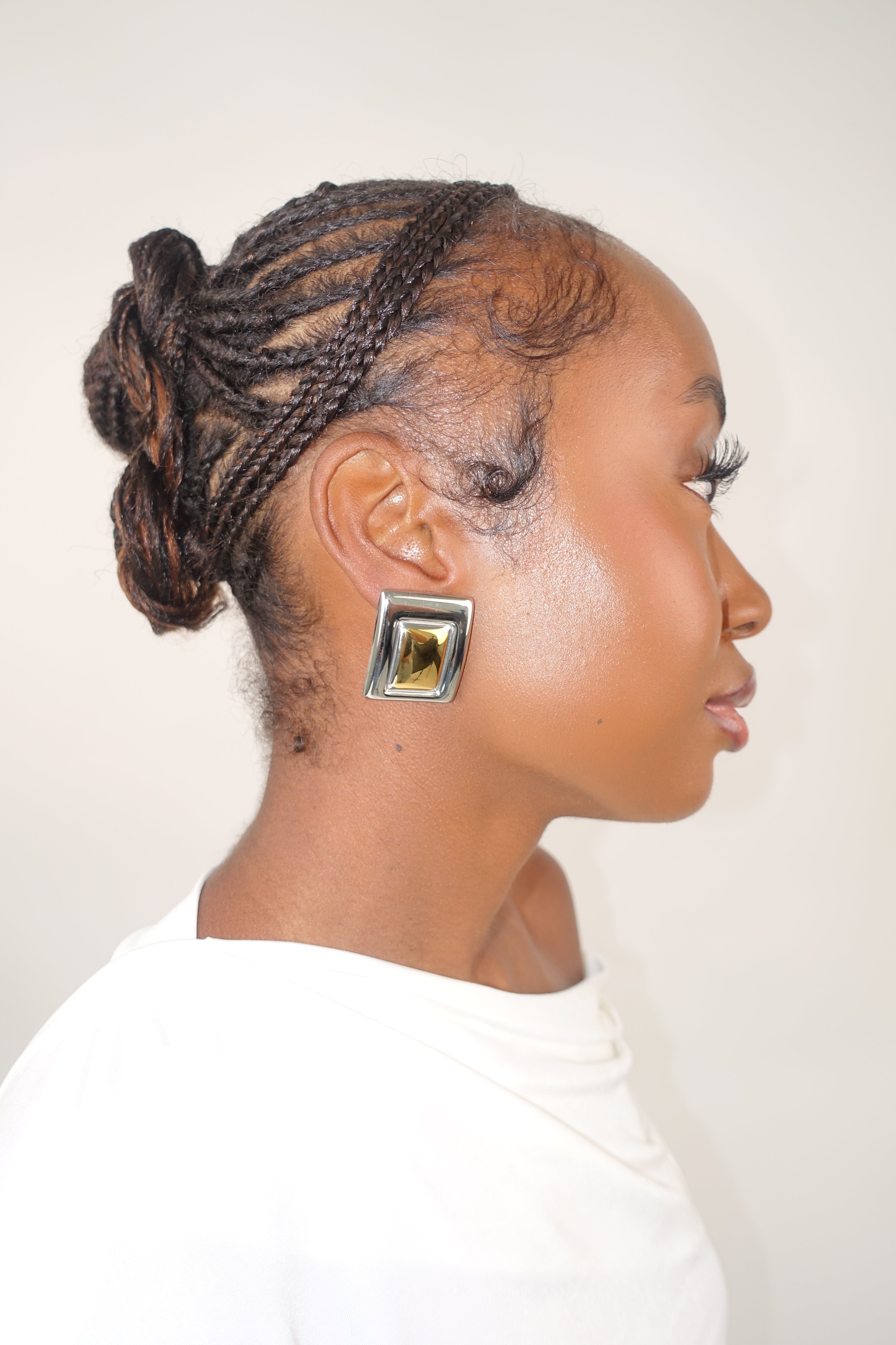 LAYLA TWO-TONE EARRINGS