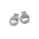 KNOT STUDS SILVER