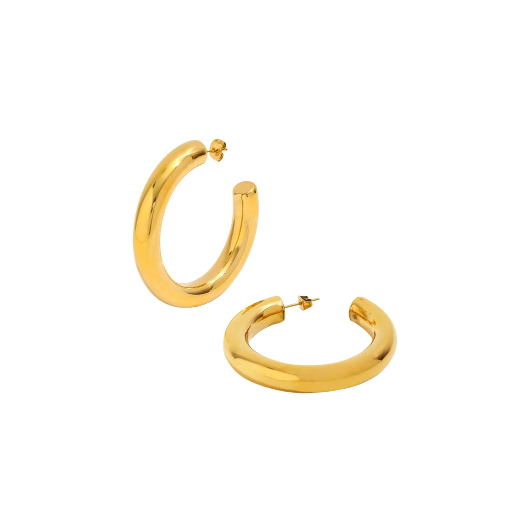 AALIYAH HOOPS GOLD