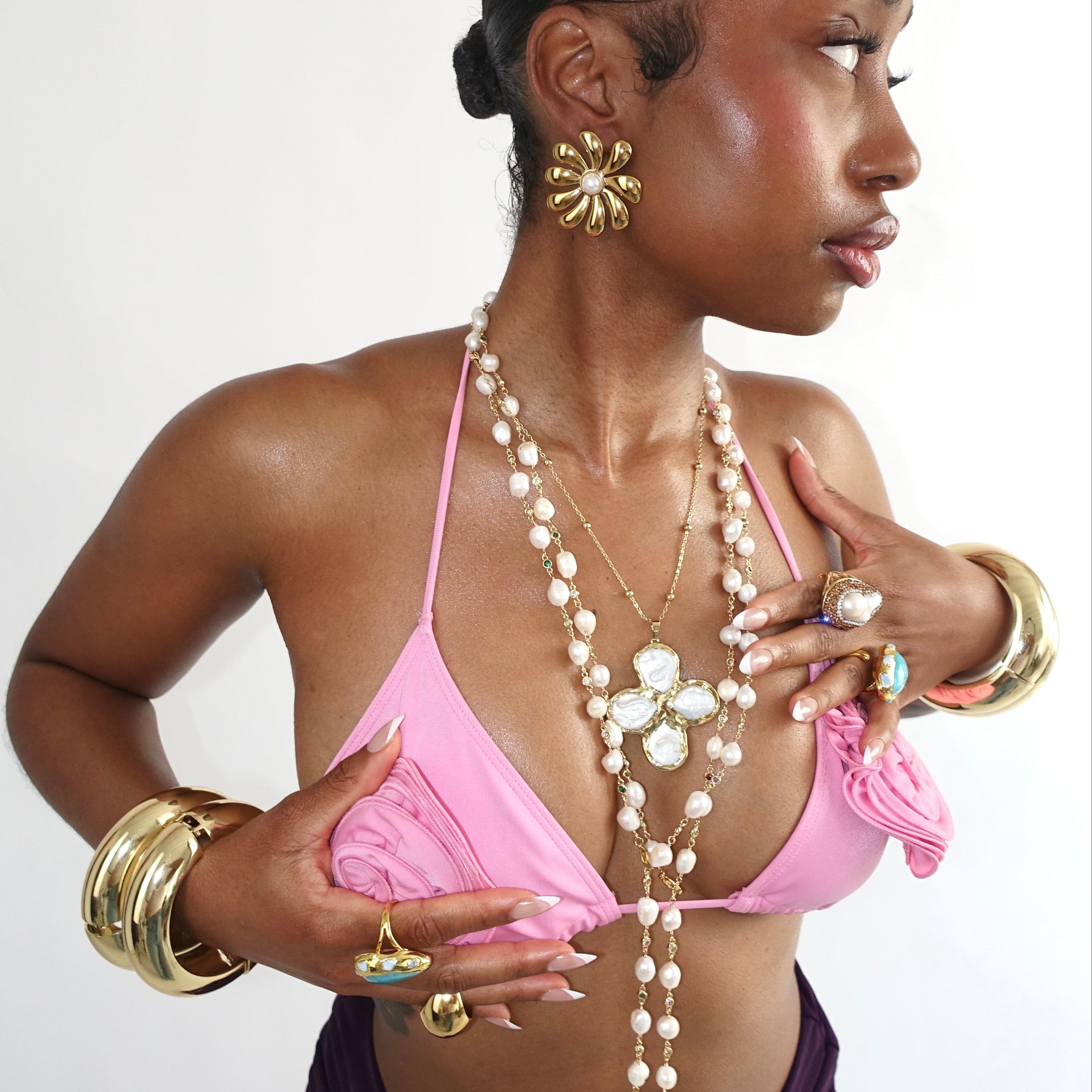 PERLA ROSARY CHAIN GOLD