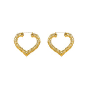 AMORE BAMBOO HOOPS GOLD