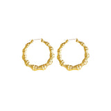 MEDIUM BAMBOO HOOPS