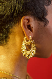 AMOI CREOLE HOOPS GOLD