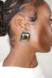 LAYLA TWO-TONE EARRINGS