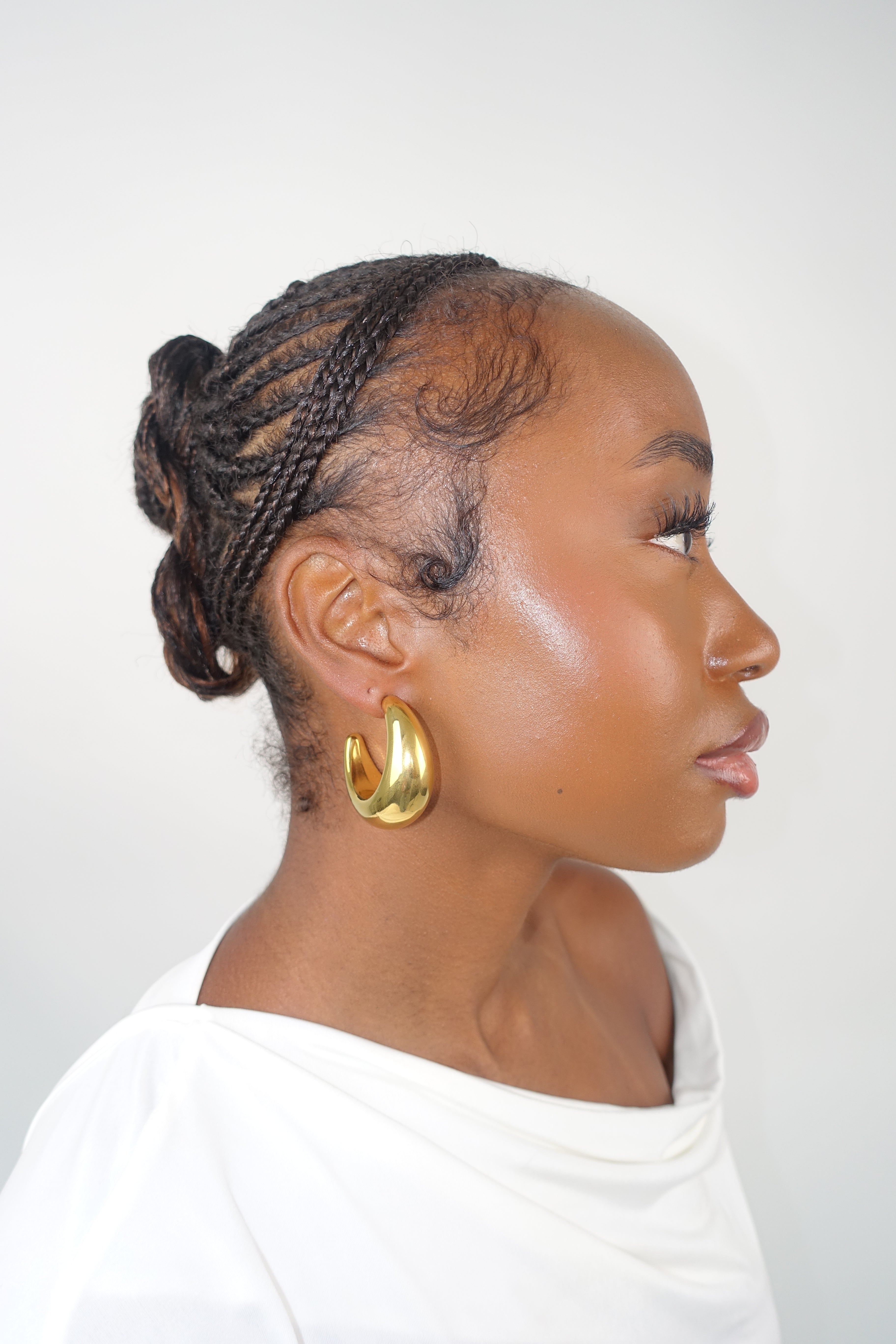 KIARA GOLD HOOPS