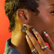 KNOT STUDS SILVER