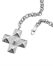 CHUNKY CROSS SILVER