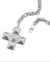 CHUNKY CROSS SILVER