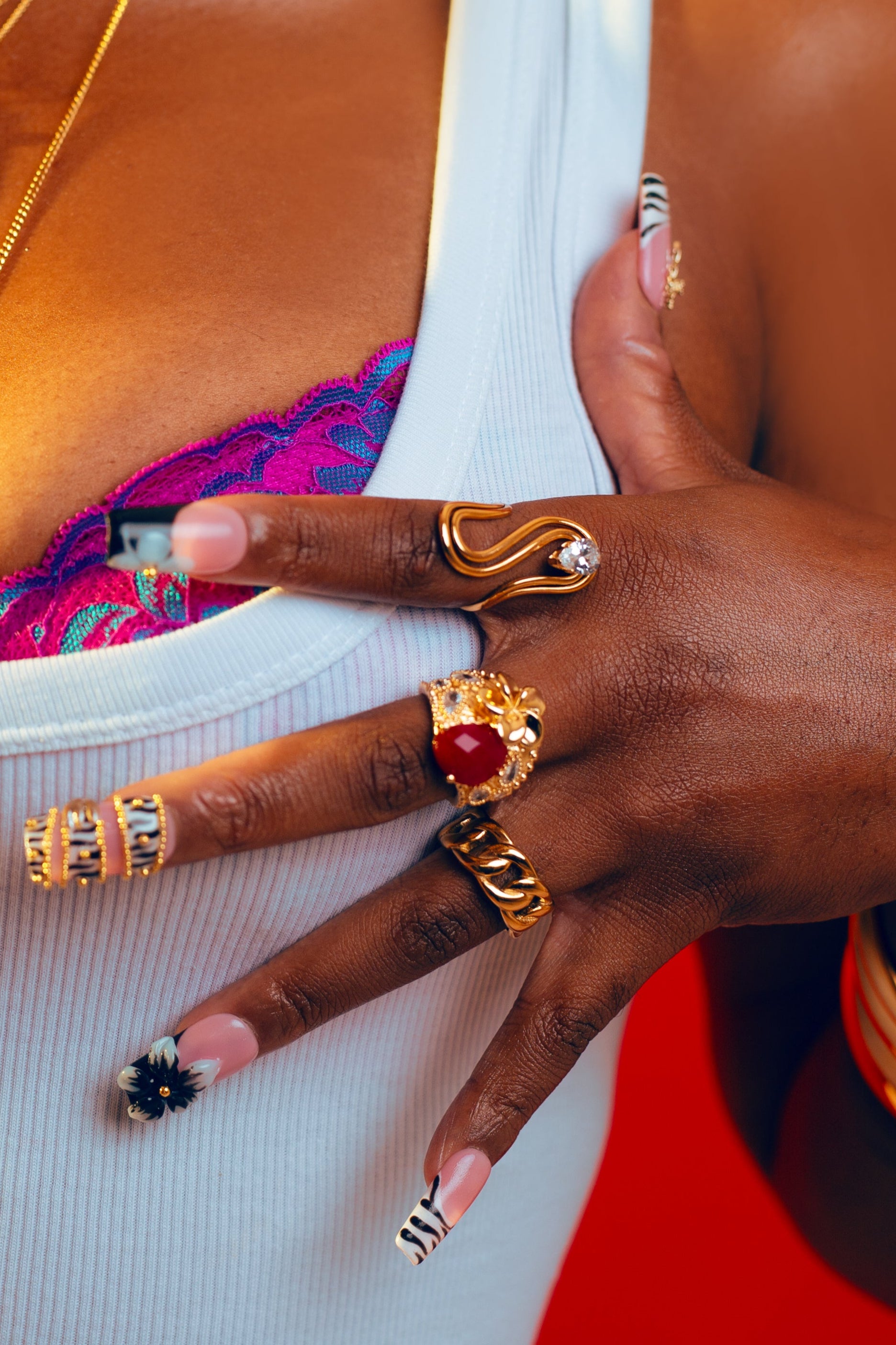 KELLY ZIRCON RING GOLD