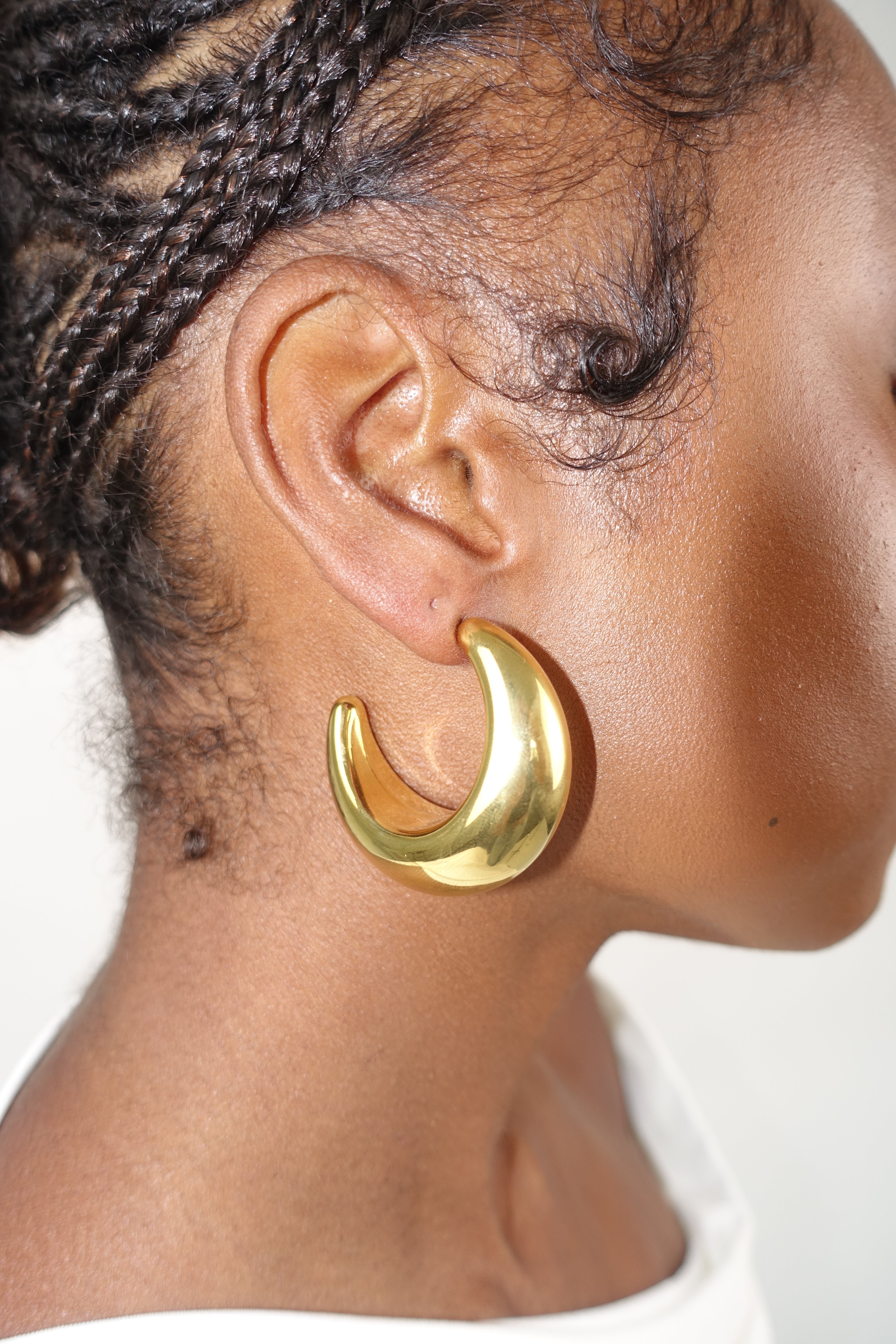 KIARA GOLD HOOPS
