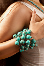 TALIA BRACELETS LARGE AZULE
