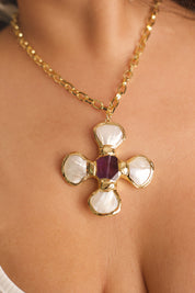 CELESTE NECKLACE PURPLE