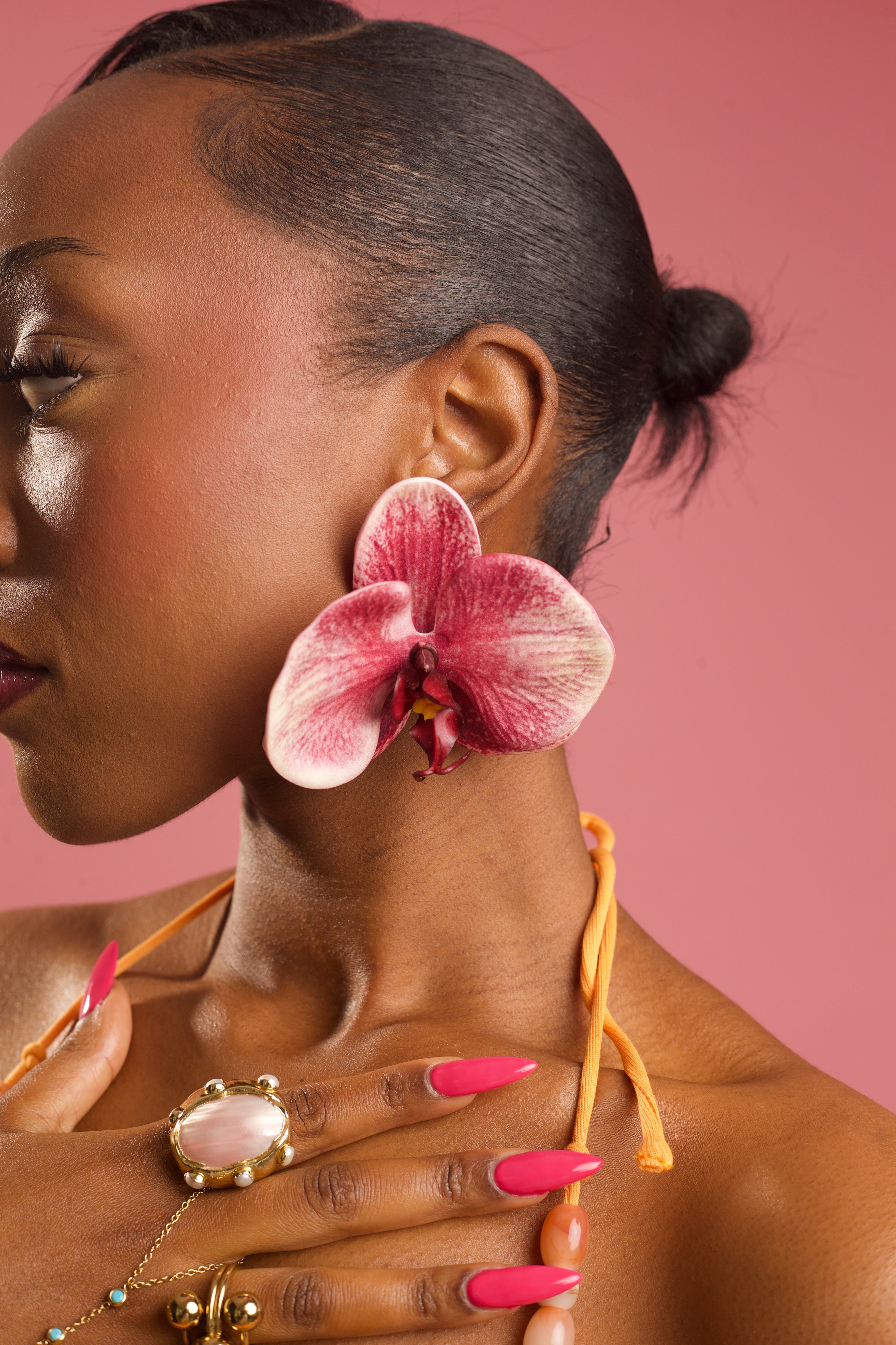 ORCHIDA EARRING PURPLE