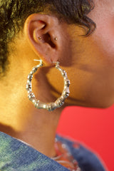 MEDIUM BAMBOO HOOPS