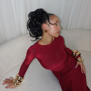 MAYA GOLD EARRING