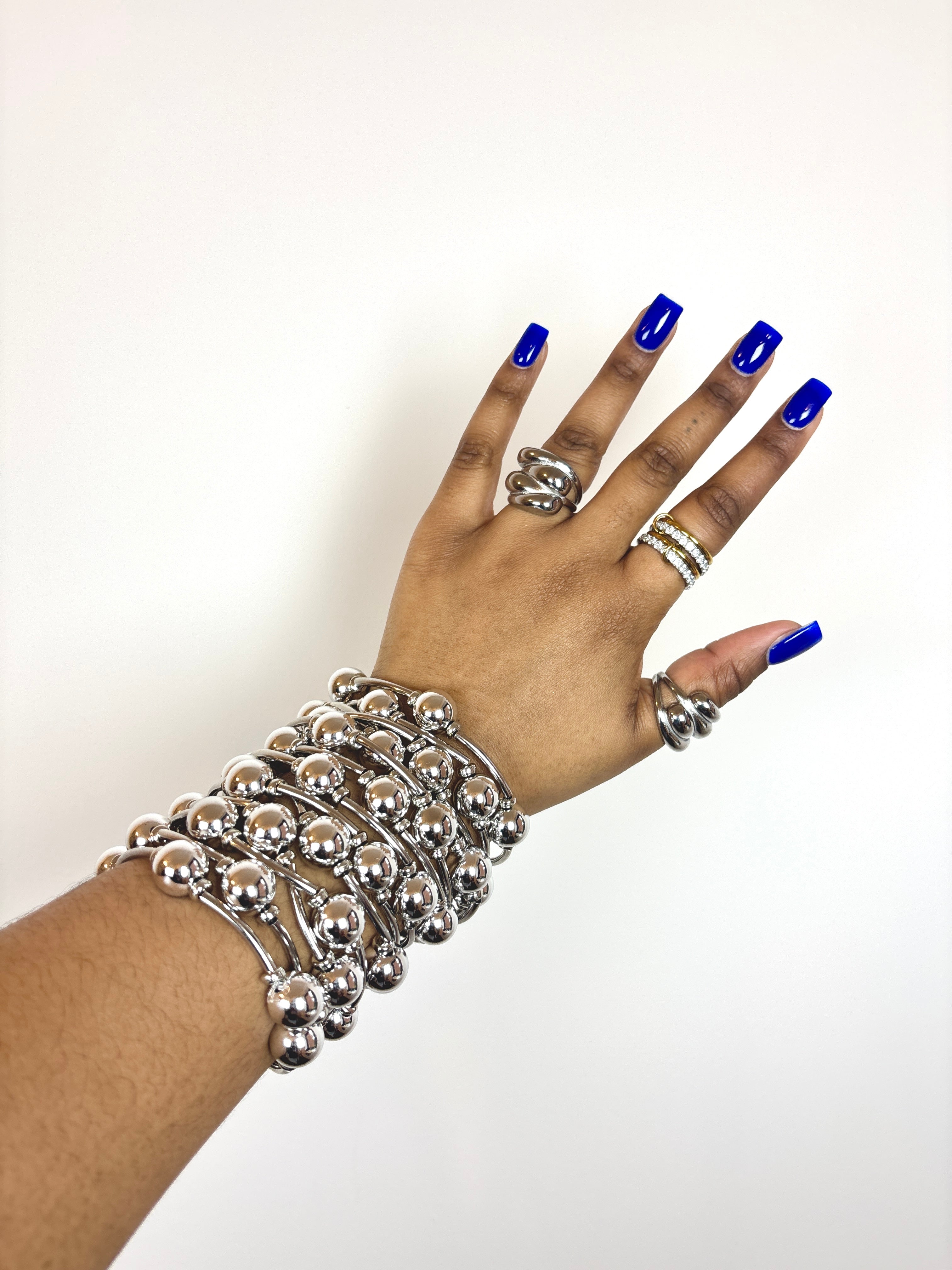 TALIA BRACELETS MEDIUM SILVER