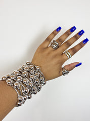 TALIA BRACELETS MEDIUM SILVER