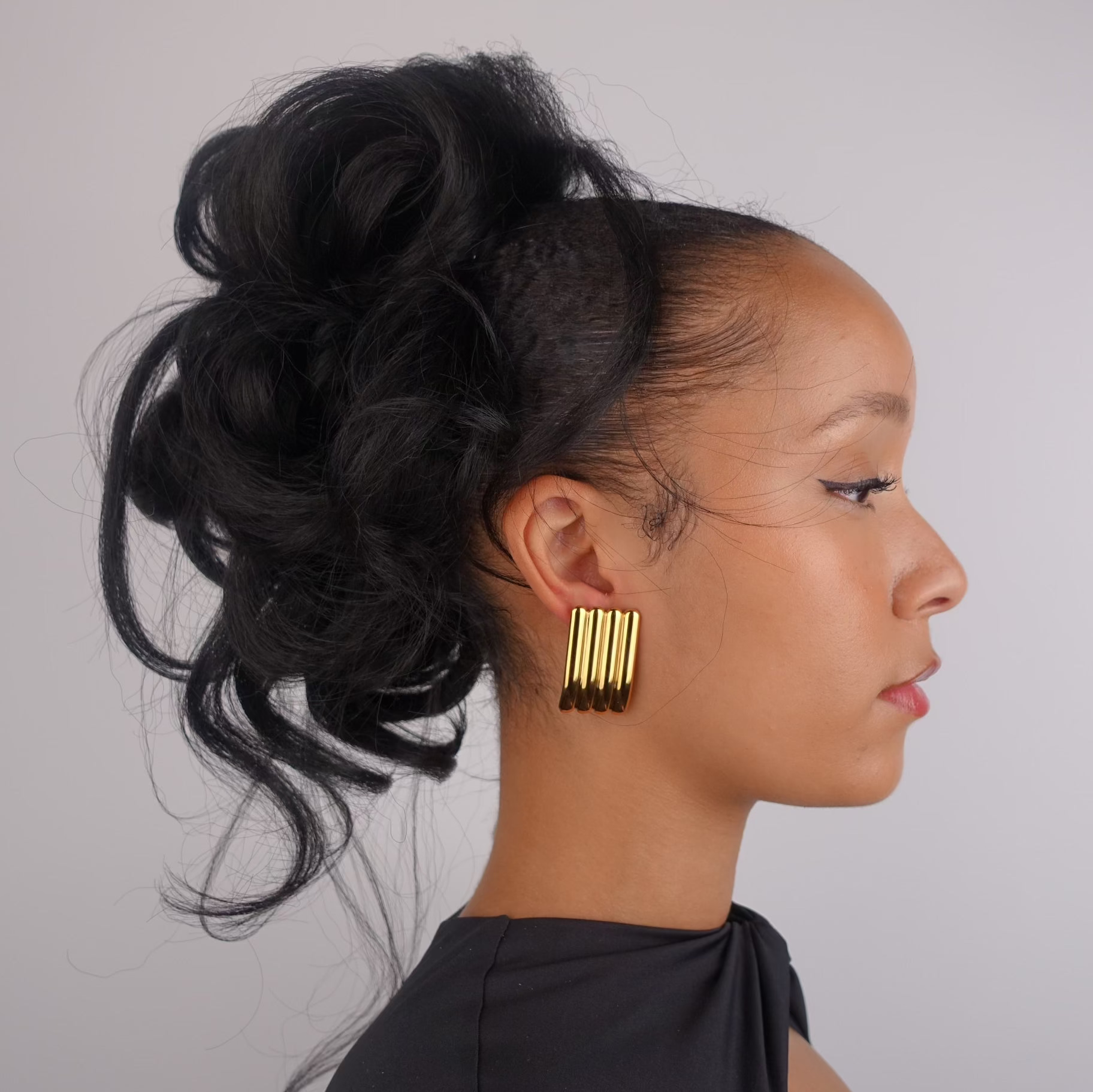 NIA GOLD EARRING