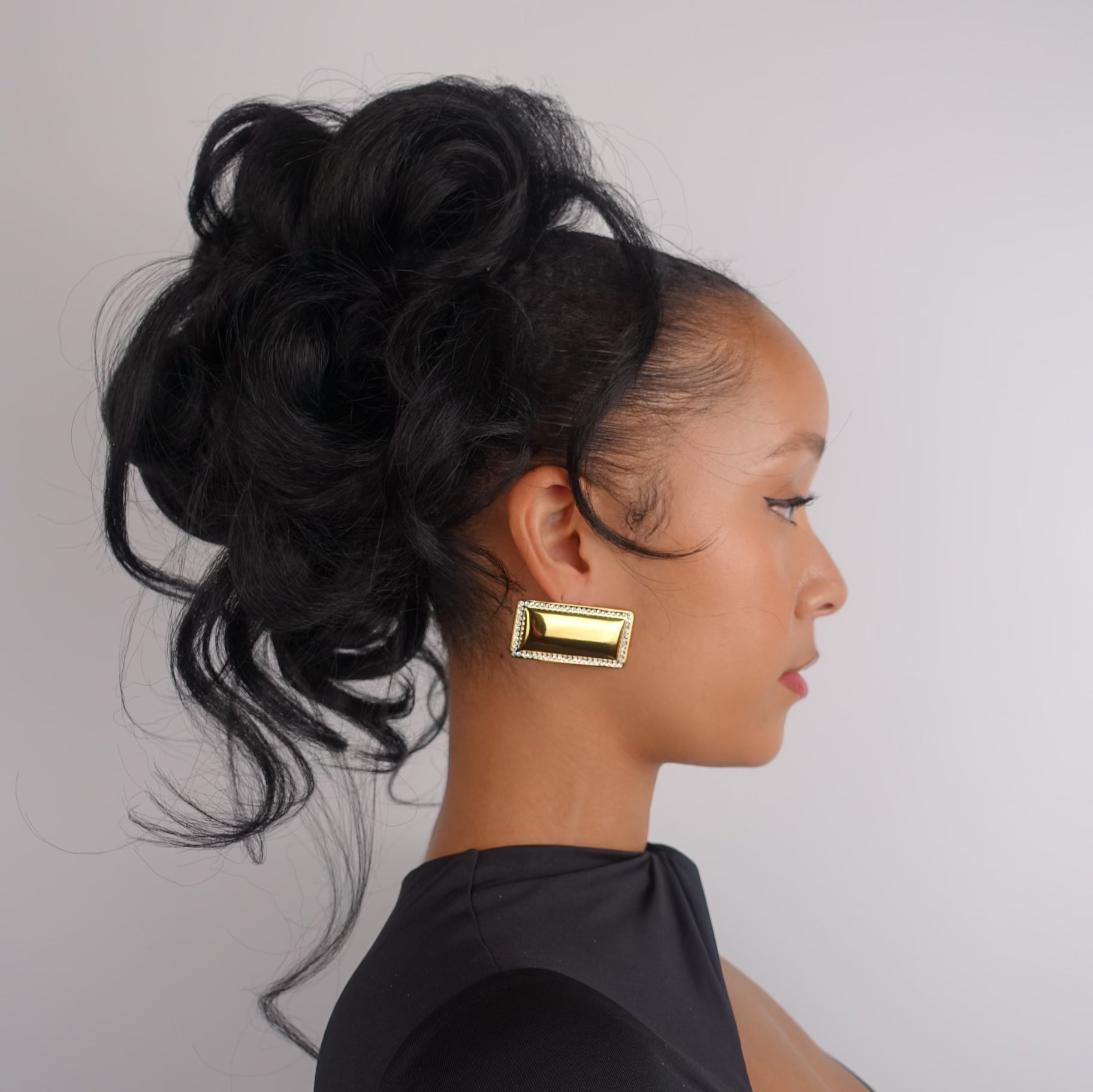 IMANI GOLD EARRING