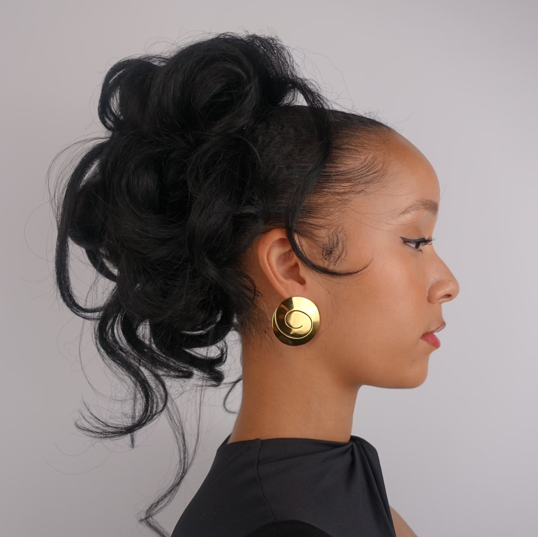 LUNA GOLD EARRING
