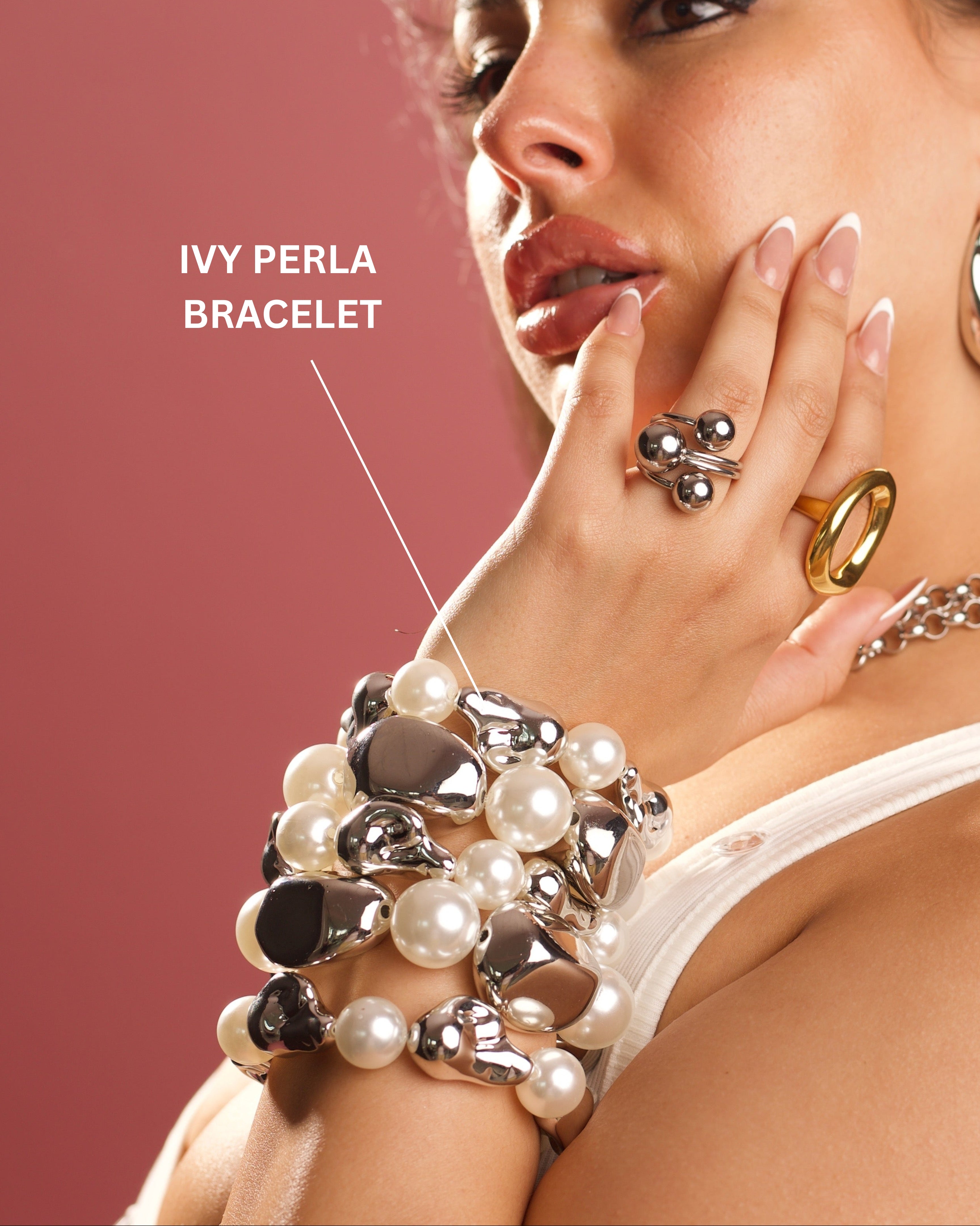 IVY PERLA BRACELETS SILVER