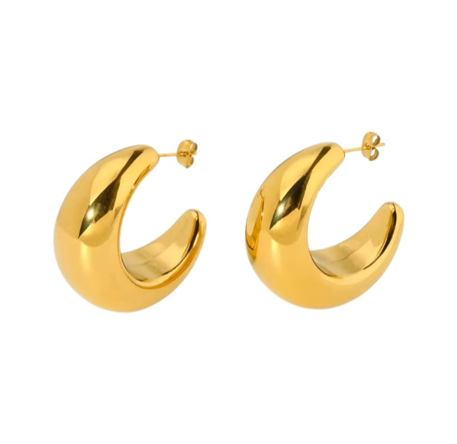 KIARA SILVER HOOPS