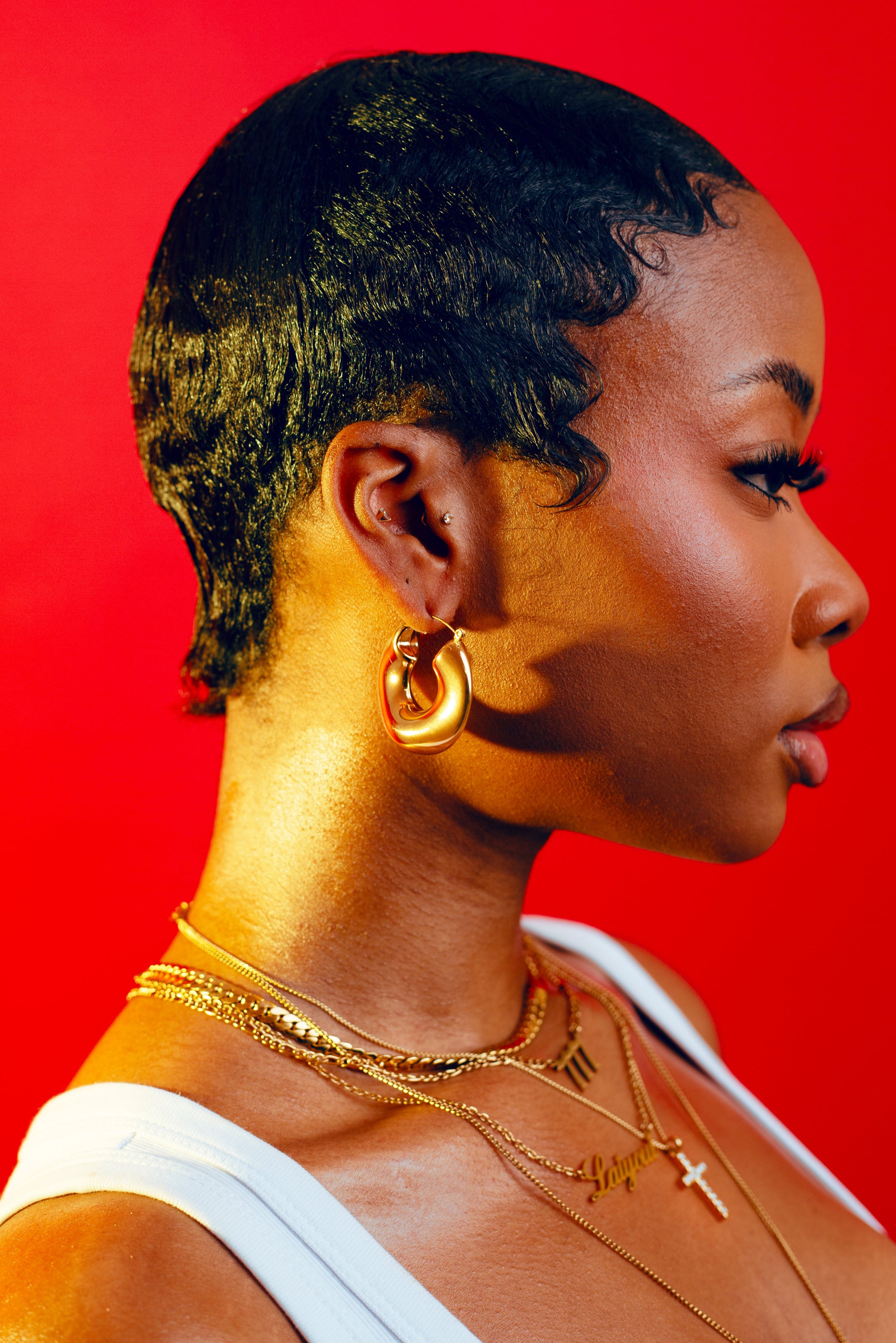 BRANDY HOOPS GOLD